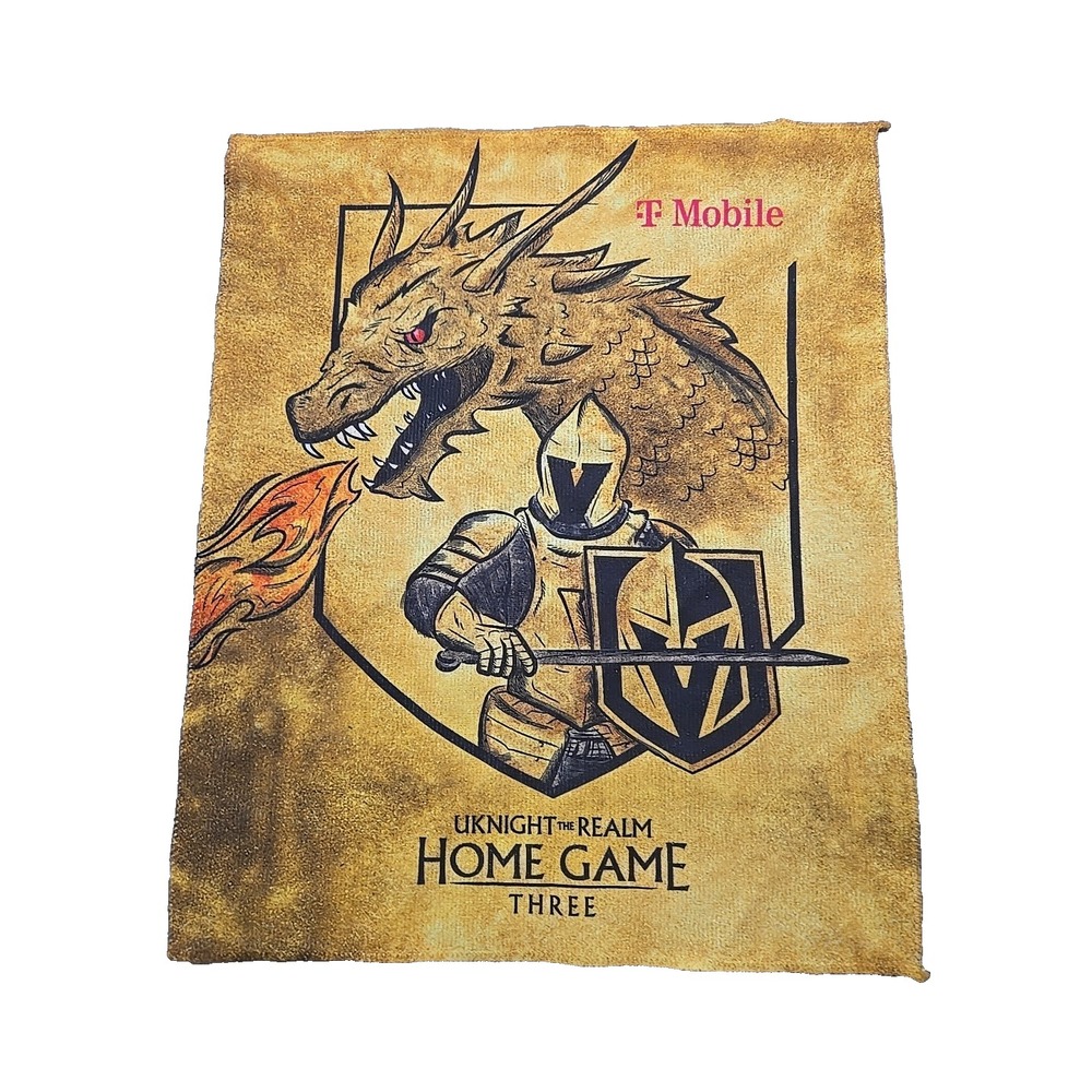 Vegas Golden Knights R1G6 Towel 5/3/24 Playoffs vs Dallas Stars SGA VGK NHL